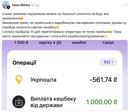 Куди витратити зимову тисячу на Укрпошті