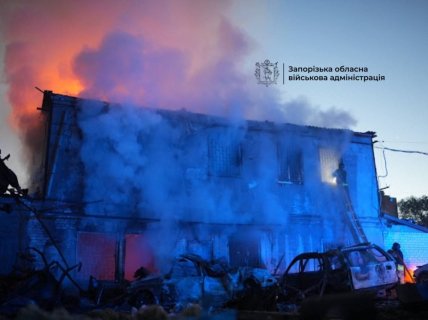 Последствия удара по Запорожью 22 сентября