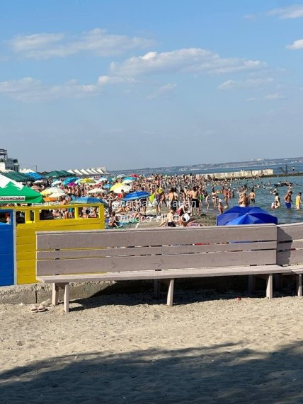 Пляжи в Одессе 18 августа