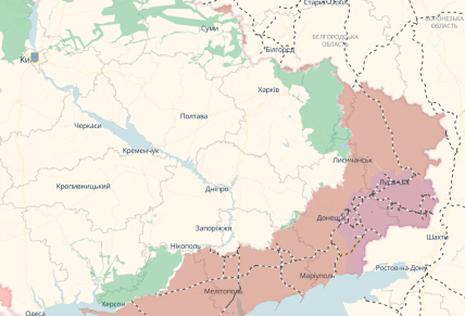 Карта DeepState, де йдуть бої в Україні 21.10.2026