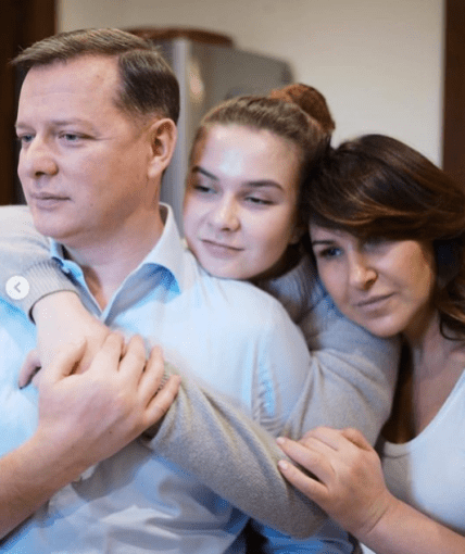 Олег Ляшко донька і дружина