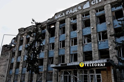 Наслідки ворожої атаки у Дружківці. Фото: Ян Доброносов "Телеграф"