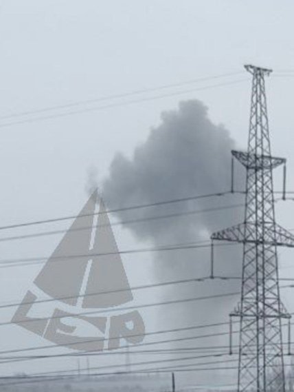 Дим над місцем вибухів у Запоріжжі 17.03.2026