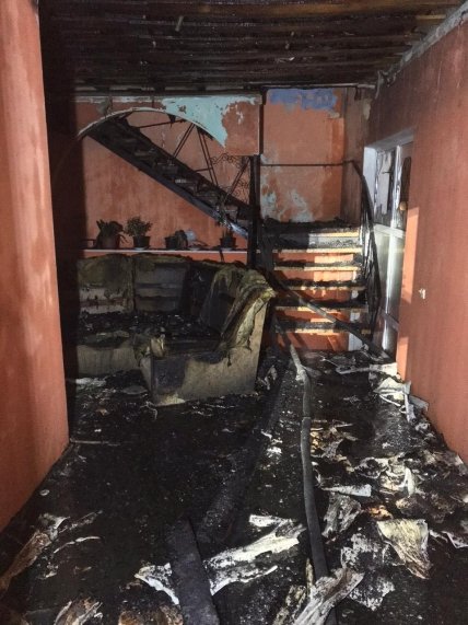 Пожар а хосписе Харькова 21.01.2021