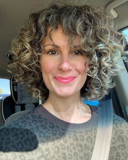 Большой объем стрижки кудри