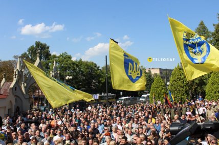 Похорон Андрія Парубія, Личаківський цвинтар, Львів