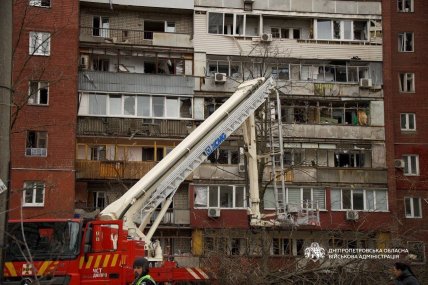 Наслідки влучання дрона в будинок