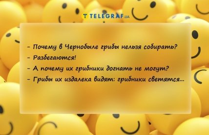 анекдот о грибах в чернобыле