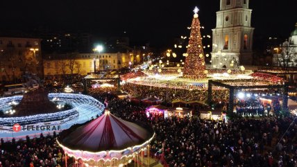 Главная елка страны в Киеве 2021-2022