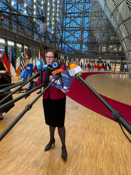 Министр иностранных дел Швеции Мария Мальмер Стенергард. Фото «Телеграфа»