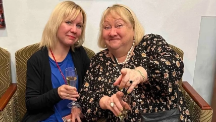 Тетяна Шеліга з донькою Анастасією