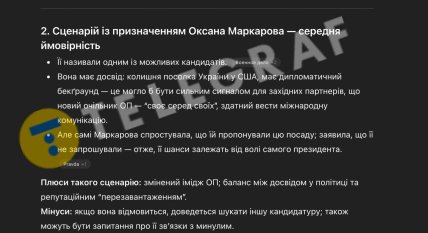 Хто замінить Єрмака в Офісі президента