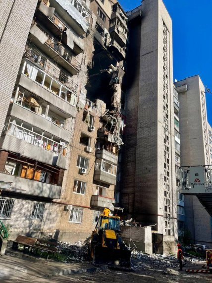 Последствия атаки на Днепр