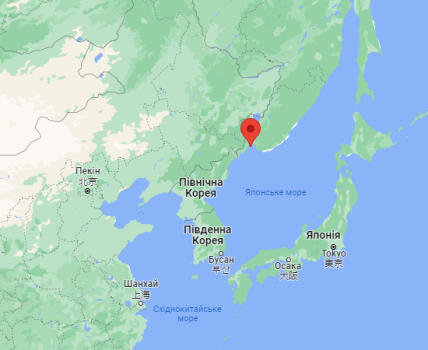 Владивосток на карте