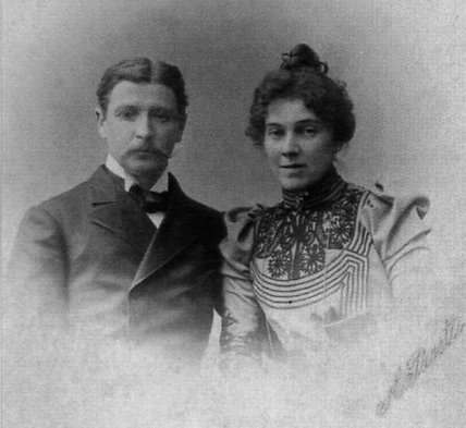 Врубель с женой Наталией Забелой