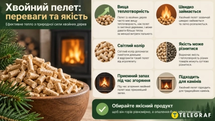 Хвойные пеллеты обладают более высокой теплотворной способностью и дают больше тепла