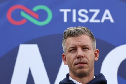 Лідер партії «Тиса» Петер Мадяр. Фото Getty Images