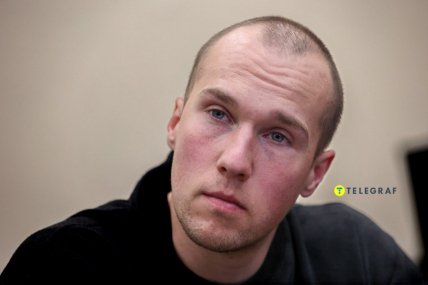 Поліцейський Михайло Дробницький на суді