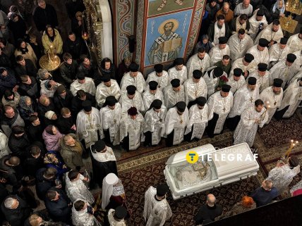 Прощание с патриархом Филаретом