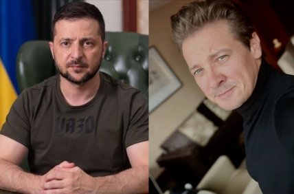 Владимир Зеленский Джереми Реннер