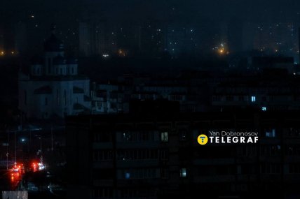 Как выглядит Киев во время отключений