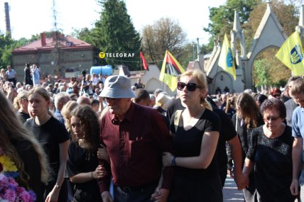 Похорон Андрія Парубія, Личаківський цвинтар, Львів