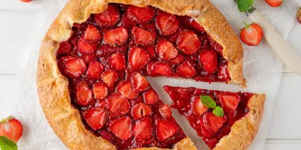 Галета с клубникой подарит незабываемое впечатление