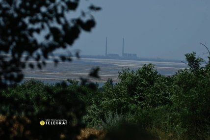 Каховське водосховище сьогодні через місяць після підриву ГЕС