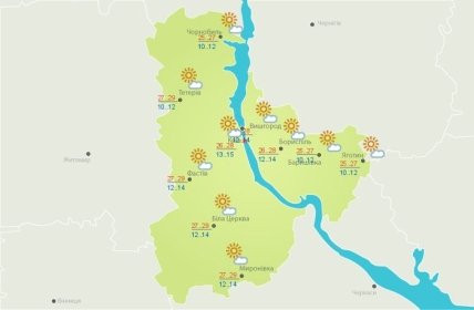 Прогноз погоды в Киеве на 16 сентября