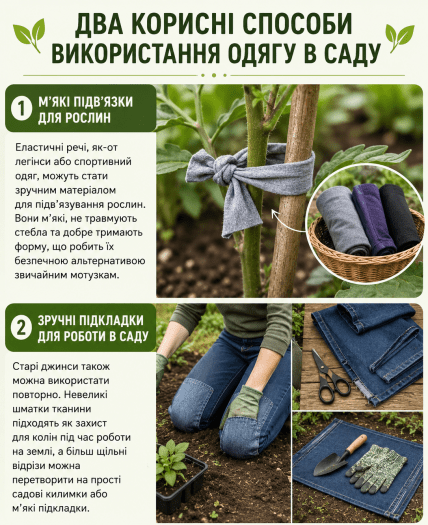 Как полезно применить старую одежду