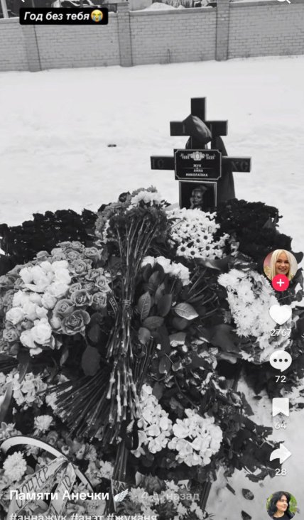 Як виглядає могила Анни Жук