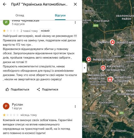 відгуки про компанію