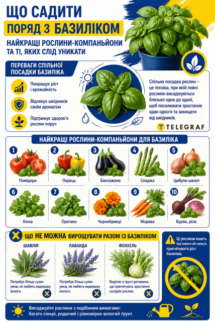 Что нужно и нельзя сажать рядом с базиликом