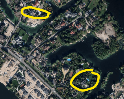 Имения бывшего заместителя главы НБУ. Фото GoogleEarth