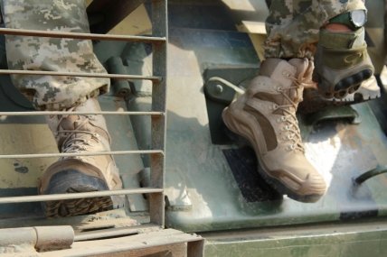 В Украине десантники тестируют новые модели военной обуви