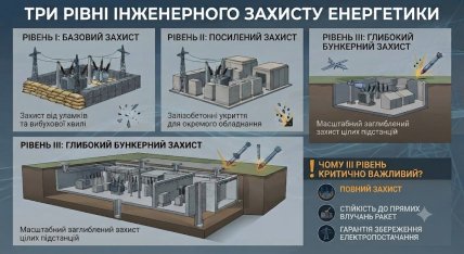 Рівні інженерного захисту енергетики
