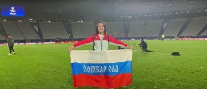На финале Лиги чемпионов был замечен российский флаг