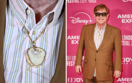Элтон Джон ожерелье из коленной чашечки