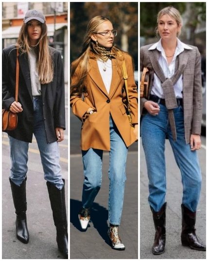 Стильные образы с ковбойками