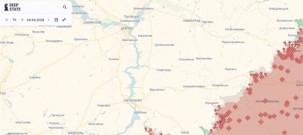 Карта боевых действий на Александровском направлении 04.04.2026