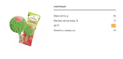 ДСТУ мороженого Три медведя