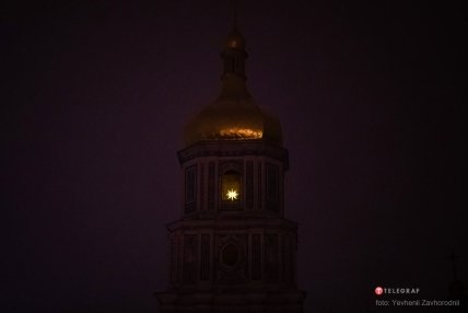 Софиевский собор ночью