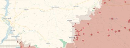 Россияне акцентируют наступление на стыке трех областей