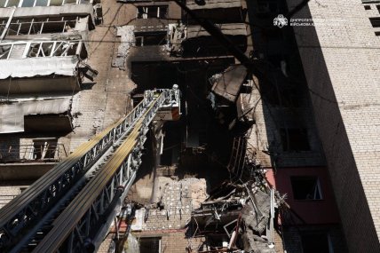 Последствия атаки на Днепр