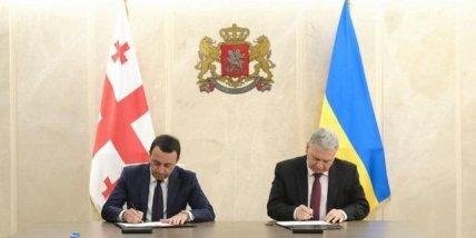 двусторонняя встреча Министра обороны Украины Андрея Тарана с Министром обороны Грузии Ираклием Гарибашвили