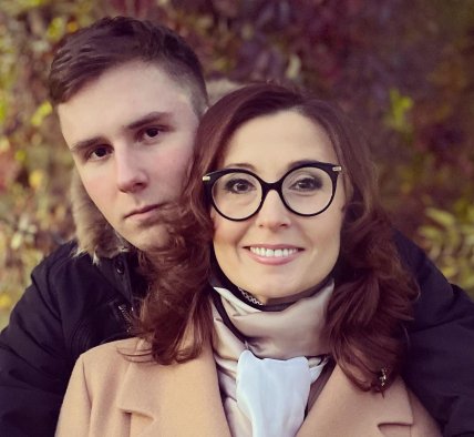 Актриса со старшим сыном