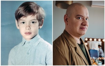 Евгений Кошевой в детские годы и сейчас