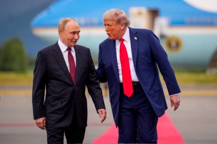 Встреча Трампа и Путина на Аляске. Фото Getty Images
