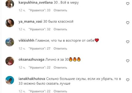 Пользователи активно комментаруют фото в Instagram Анастасии Покрещук