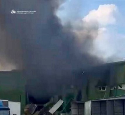 Удар по складах возле Днепра